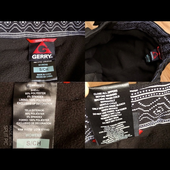 GERRY Snowboarding Snow Pants Small Black Women’s - Picture 4 of 16